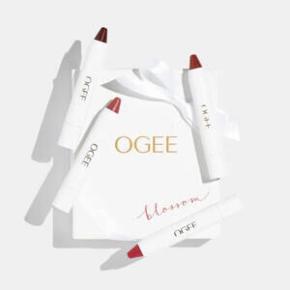 New OGEE Blossom Nude Tinted Sculpted Conditioning Lip Stick Set of 4 MSRP$112 - Picture 2 of 6
